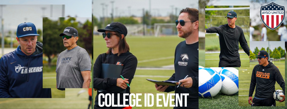 AYSO United Host 1st College ID Events