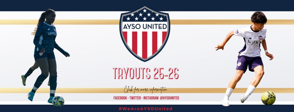 AYSO United Tryouts 25-26